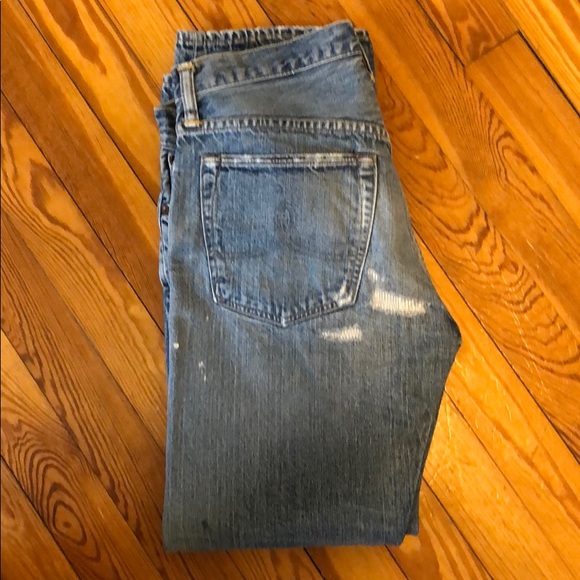 Double RL Boy Fit Sledge Denim. 28” Waist. - Picture 6 of 8
